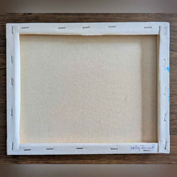 Original Artwork By Holly Pennell Underwater Coral Canvas Art 8x10 Acrylic - Picture 2 of 4